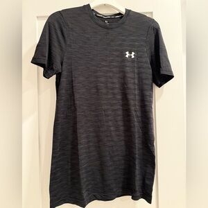 Under Armour Seamless Men’s Tee (black/charcoal)